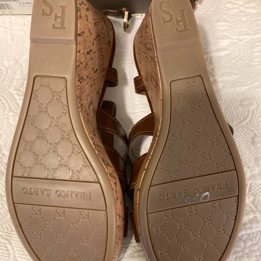 Franco Sarto MaryBeth Wedge Women's Sandals Size 9 M - Picture 7 of 7